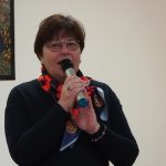 Knygų mugės ambasadorių - Mažeikių Rotary klubo „Liberta“ atstovė Dalia Poliakaitė