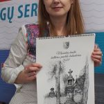 Kraštietė dailininkė  Asta Norkutė - Mažeikių krašto kultūros paveldo 2020 metų kalendoriaus iliustratorė