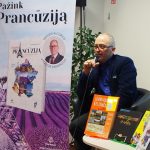 Leidyklos „Terra Publica“ vadovas, rašytojas Vytautas Kandrotas pristatė savo leidinius apie Lietuvą ir Prancūziją