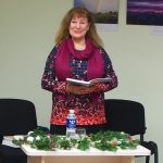 Mažeikių krašto literatų ir menų mėgėjų sambūrio pirmininkė Janina Butnorienė