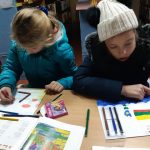 Vaikai piešė iliustracijas A Puišytės eilėraščiams
