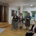 Padėkos žodžius tarė Urvikių kultūros centro ir Buknaičių bendruomenės atstovės