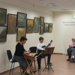 Koncertavo Mažeikių Vytauto Klovos muzikos mokyklos atstovai