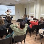 Renginio dalyvius S. Labutienė kvietė išmėginti praktinius regos stiprinimo metodus